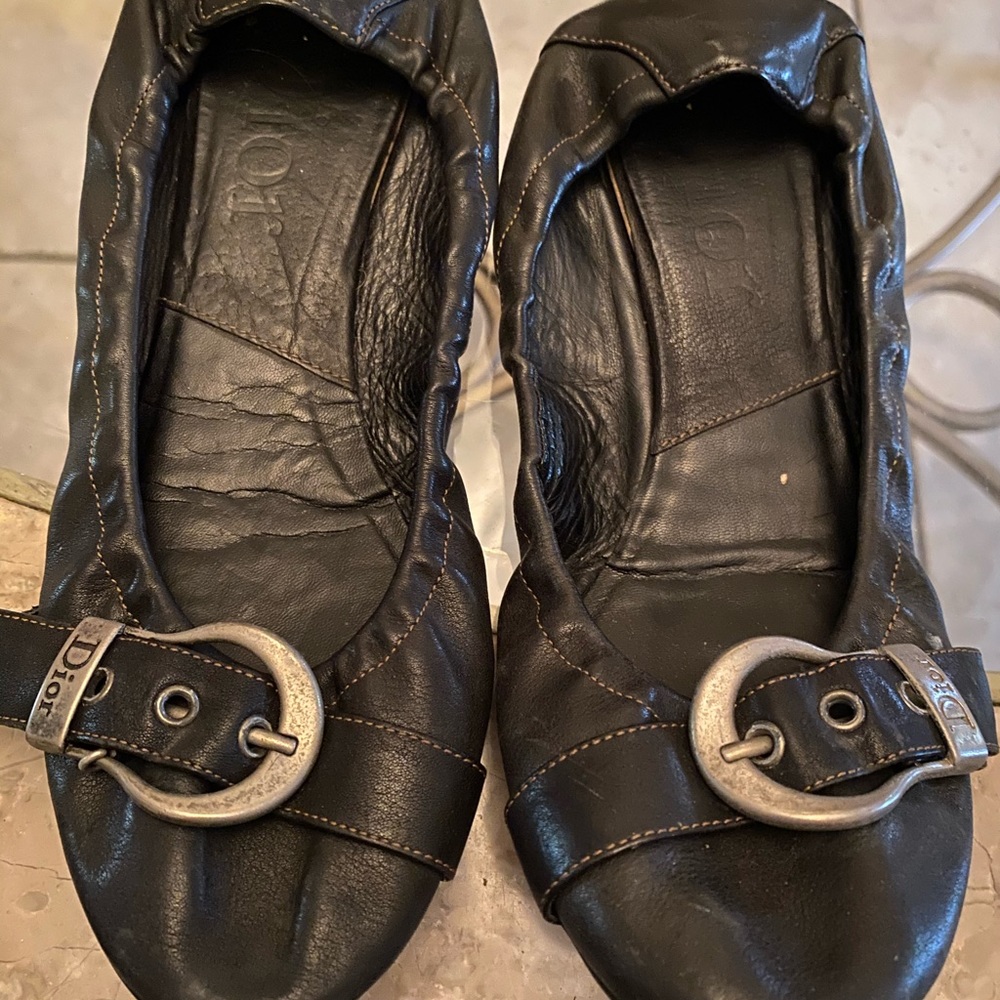 Dior flats size 37 1/2